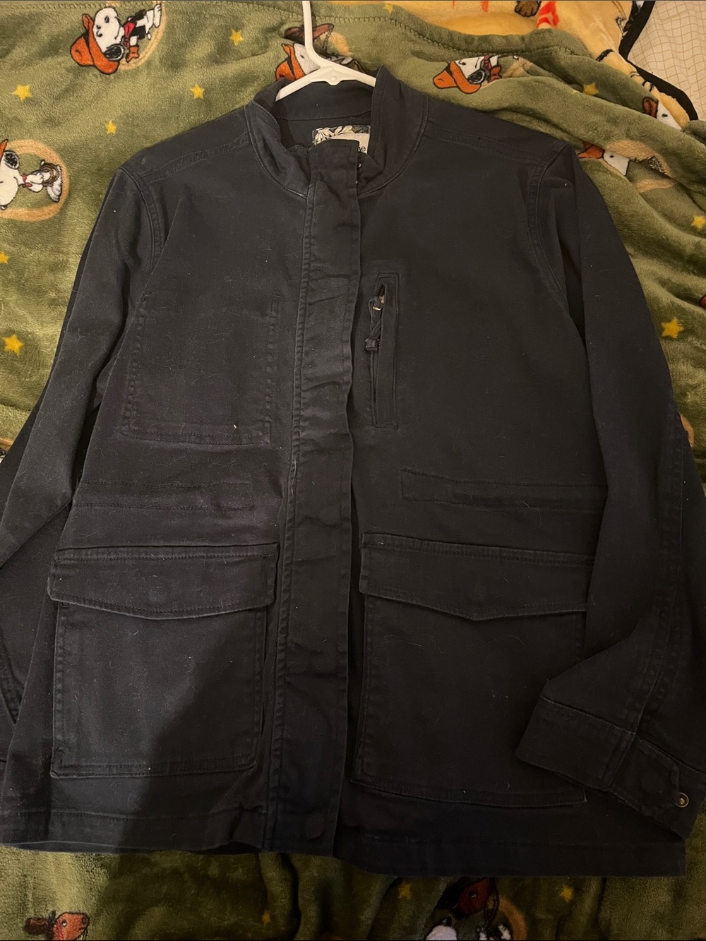 women’s navy Utility Jacket